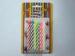 Smokeless Dripless Pillar Candles / Spiral Pattern Birthday Cake Candles