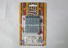 Immortal Blue Screw Trick Birthday Candles Magic Relighting Cake Decoration