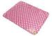 Eco - Friendly Soft 100% Polyester Baby Blanket Pink With Elephant Pattern