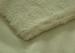 Solid White Color Rabbit Fur Fabric For Scarf / Blanket 332 Gsm