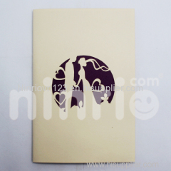 Luxury wedding Pop Up Card Handmade Greeting Card