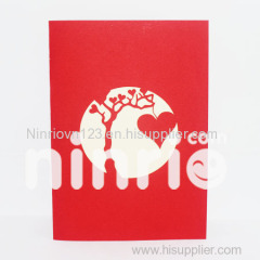 Love tree Pop Up Card Handmade Greeting Card