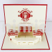 Manchester United Pop Up Card Handmade Greeting Card