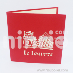Louvre Pop Up Card Handmade Greeting Card