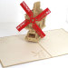 Windmill Pop Up Card Handmade Greeting Card