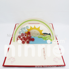 Get well soon Pop Up Card Handmade Greeting Card