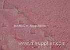Customized Laminated Polyester Fabric Pink Color Flame Retardant