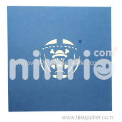 Virking ship Pop Up Card Handmade Greeting Card