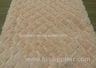 413gsm Weight Pink Dyeing Plush Material Fabric For Home / Hotel