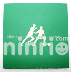 Football Pop Up Card Handmade Greeting Card