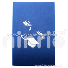 Graduated hats Pop Up Card Handmade Greeting Card