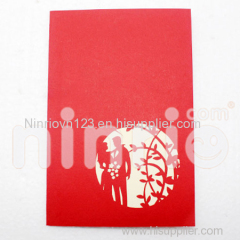 Sweet wedding Pop Up Card Handmade Greeting Card