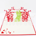 Sweet wedding Pop Up Card Handmade Greeting Card