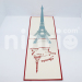 Eiffel tower Pop Up Card Handmade Greeting Card