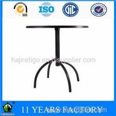 Metal Round Outdoor E-coating And Powder Coating With UV-protect Table With Punch Hole