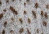 10mm Pile Long Animal Skin PV Plush Fabric Flame Retardant For Women Dress