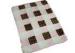 Square Pattern Baby Swaddle Blankets For Travel / Home Skin Friendly