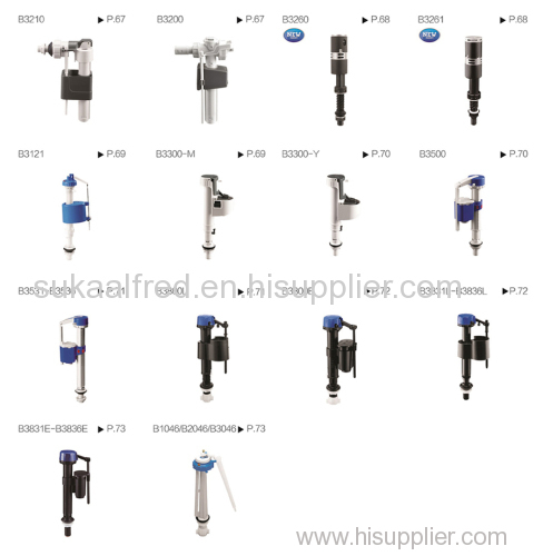 Fill Valve/Inlet Valve/Tank fitting/For sanitory toilet