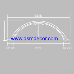 Best selling PU Ceiling Domes in Russia