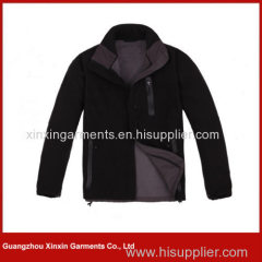 Custom made soft polar sport softshell jacket for men