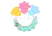 Funny Rattle Silicone Baby Teether Colorful Ring Shape Baby Teething Toy