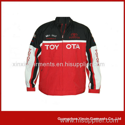 Customized embroidery sport racing wear and jackets for men with your own logos
