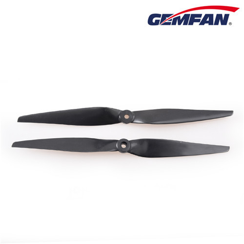 11x5 inch2 blade black Carbon Nylon propeller for model airplane