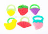 Silicone baby teethers with PP handle