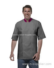 Chef Jacket Short with Snap Button Closer