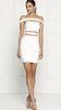 Middle Hollow Out A - Line Bandage Dress Multi Size Available