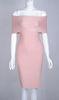 Tail Open Formal A - Line Bandage Dress For Celebrity Anti - Static