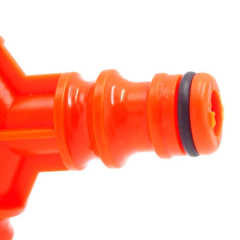 Plastic 3 way garden hose connector