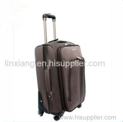 Best selling travel luggage custom nylon fabric ltrolley bag luggage case