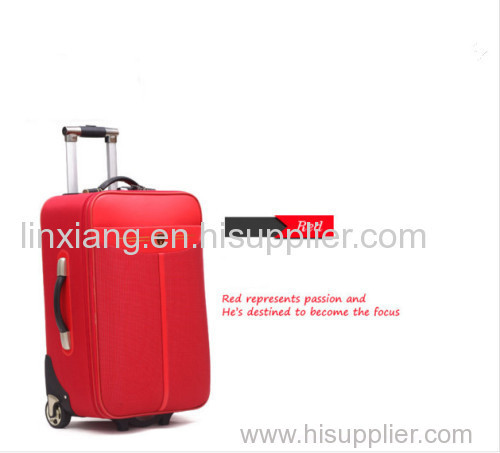 Fashion Foldable Nylon Trolley Case 2 Wheels Luggage Bag