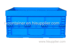 Plastic storage folding box