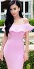 Anti - Wrinkle Noble A - Line Bandage Dress For Evening Party Dry Cleaning