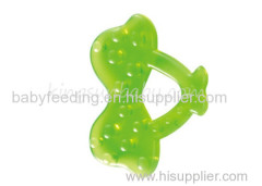 BPA Free Water Filled Silicone Baby Teether Different Shapes Soft Teething Toy ODM / OEM