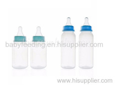 Mini Plastic Feeding Bottle For Baby Drink Juice 60ml with Silicone Nipple