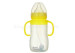 6oz Wide Neck Silicone Baby Feeding Bottle BPA Free with Soft Nipple