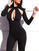 Custom Hollow Out Bandage Bodycon Jumpsuit For Women Clubwear
