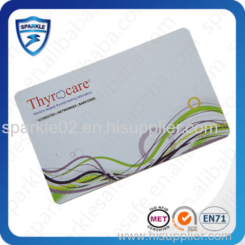 Printable rewrite RFID card