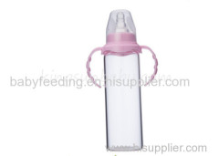 240ml Standard Neck Glass Baby Bottle BPA Free Nursing Bottle in Straight Shape
