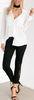 Ankle - Length Women Bandage Trousers Hollow Out OEM Acceptable