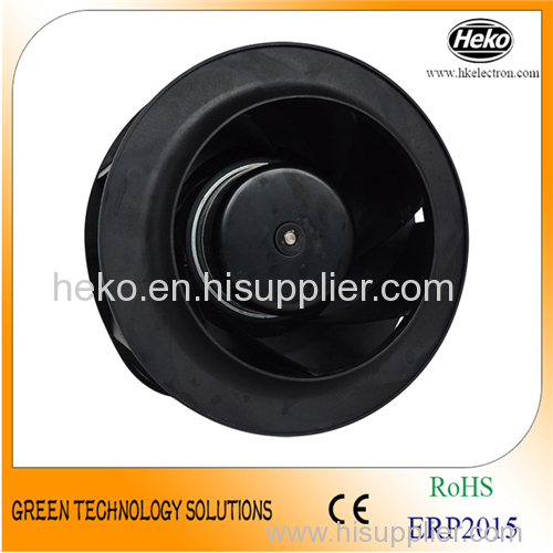EC-AC Input 225*133.5mm Backward Curved Centrifugal Fan