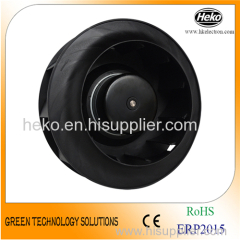 EC-AC Input 250*122mm Backward Curved Centrifugal Fan