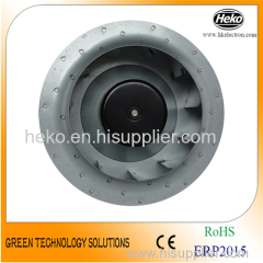 EC-AC Input 250*128.5mm Backward Curved Centrifugal Fan