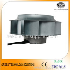 EC-AC Input 250*128.5mm Backward Curved Centrifugal Fan