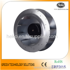 EC-AC Input 250*128.5mm Backward Curved Centrifugal Fan