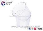 Recycle Food Packing Disposable Plastic Dessert Cup 190Ml Round Shape