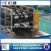 PLC Control Iron Steel Door Frame Roll Forming Machines With Manual Decoiler